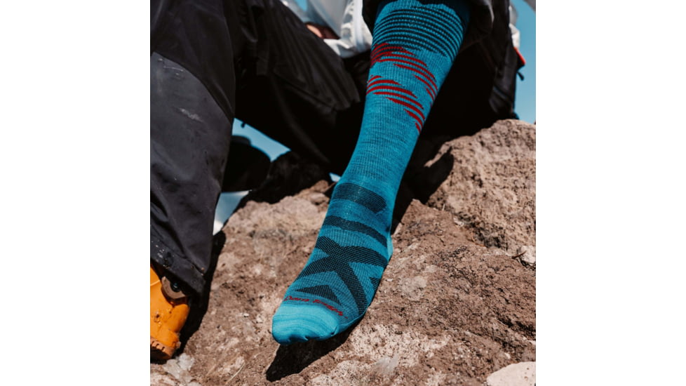 Darn Tough Pennant RFL OTC Ultra-Lightweight Socks - Mens, Cascade, Large, 8002-CASCADE-L-DARN