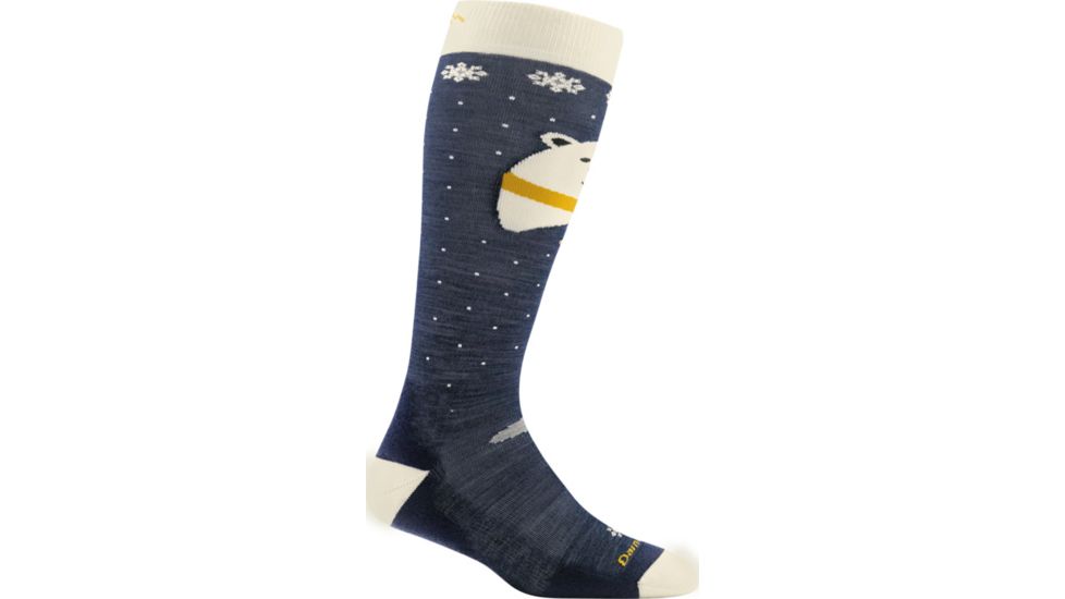 Darn Tough Polar Bear Over-the-Calf Cushion Sock - Kids, Blue, Small, 1891-BLUE-S-DARN