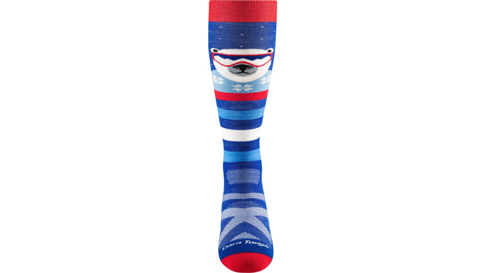 Darn Tough Polar Patroller OTC Midweight w/ Cushion/ Padded Shin Socks - Kids, Marine, Small, 3806-MARINE-S-DARN