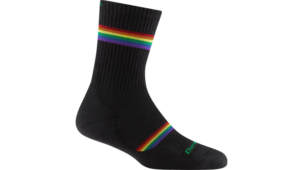 Darn Tough Prism Micro Crew Lightweight w/ Cushion Socks - Womens, Black, Small, 1115-BLACK-S-DARN