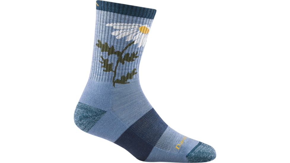Darn Tough Queen Bee Micro Crew Lightweight Hiking Sock - Womens, Vapor, Small, 1988-VAPOR-S-DARN