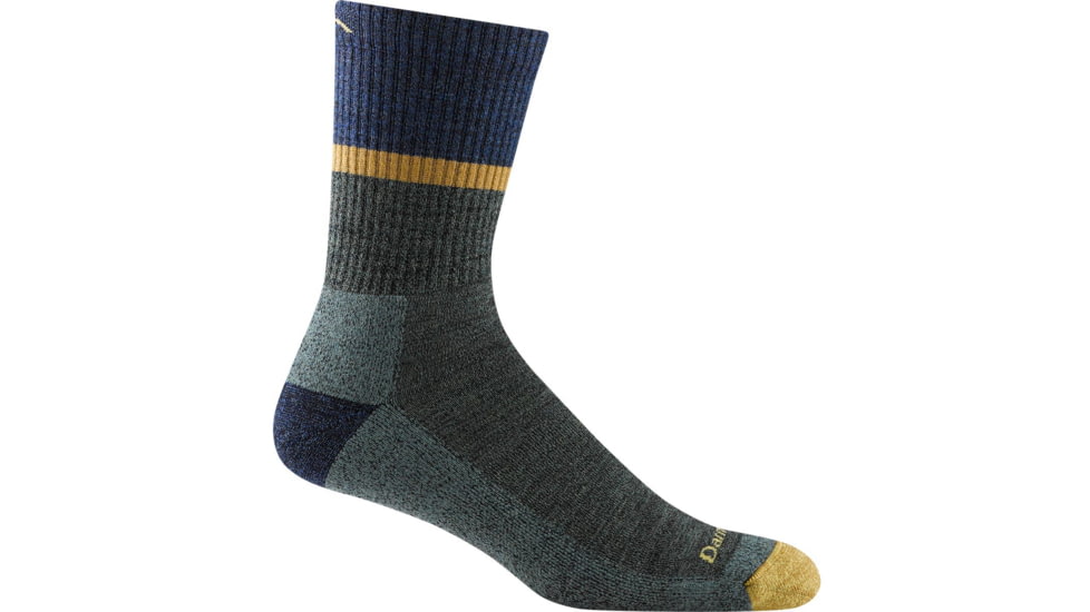 Darn Tough Ranger Micro Crew Midweight Sock with Cushion - Mens, Moss, Large, 5004-MOSS-L-DARN