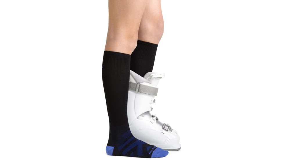 Darn Tough RFL Over-The-Calf Ultra-Lightweight Sock - Kids, Black, Medium, 3034-BLACK-M-DARN