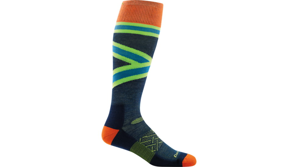 Darn Tough Rumble Over-the-Calf Cushion Sock - Mens, Navy, Large, 1889-NAVY-L-DARN