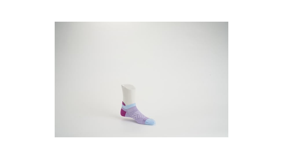 Darn Tough Run No Show Tab Ultra-Lightweight Sock - Womens, Lavender, Small, 1043-LAVENDER-S-DARN