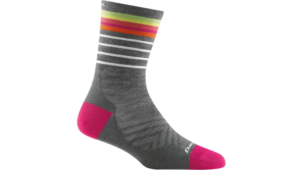 Darn Tough Stride Micro Crew Ultra-Lightweight Running Sock - Womens, Gray, Large, 1045-GRAY-L-DARN