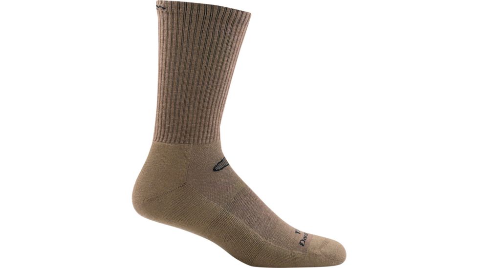 Darn Tough Tactical Micro Crew Light Cushion Sock, Coyote Brown, Extra Small, T3001-COYOTE-BROWN-XS-DARN