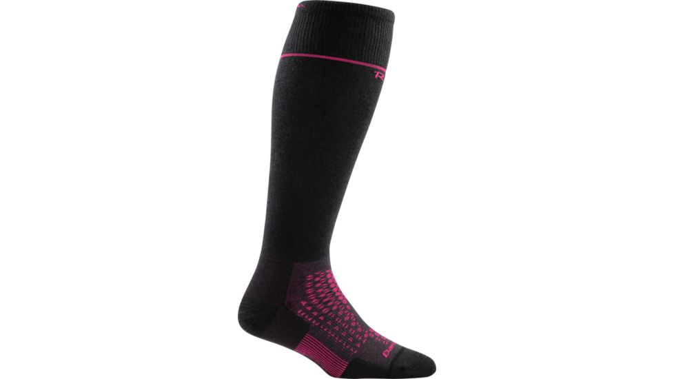 Darn Tough Thermolite RFL Over-the-Calf Ultra-Light Sock - Womens, Black, Small, 1878-BLACK-S-DARN