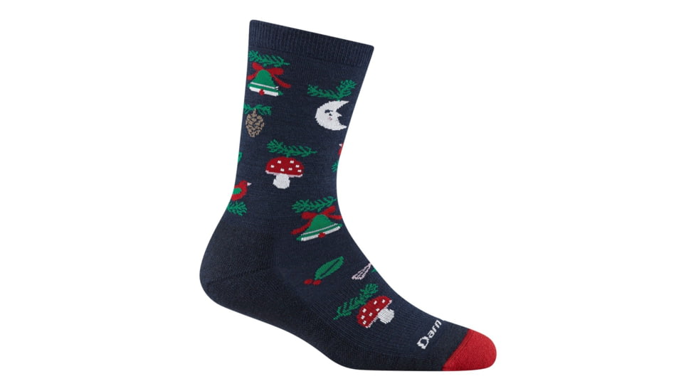 Darn Tough Tinsel Town Crew Lightweight with Cushion Socks - Womens, Eclipse, Large, 6131-ECLIPSE-L-DARN