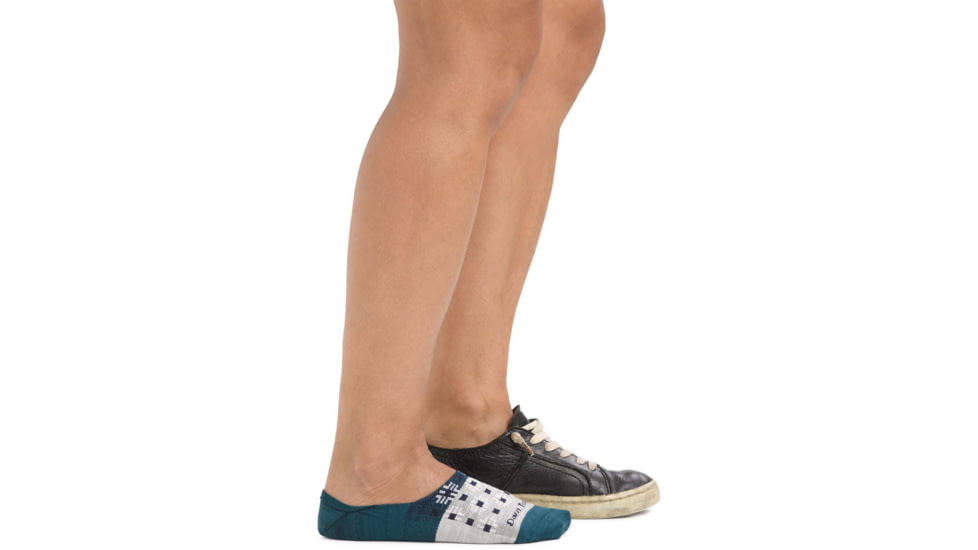 Darn Tough Topless Braid No Show Hidden Lifestyle Sock - Womens, Dark Teal, Small, 6045-DARK-TEAL-S-DARN