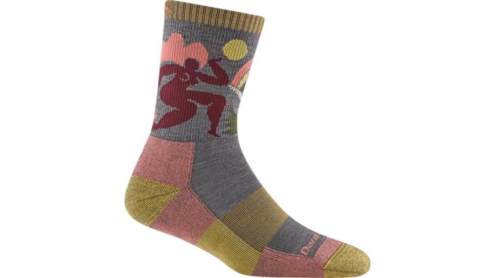 Darn Tough Trailblazer Micro Crew Lightweight with Cushion Socks - Womens, Taupe, Large, 5016-TAUPE-L-DARN