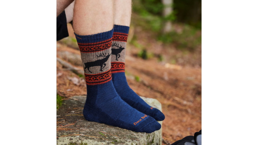 Darn Tough VanGrizzle Boot Midweight Sock with Cushion - Mens, Eclipse, Extra Large, 1980-ECLIPSE-XL-DARN