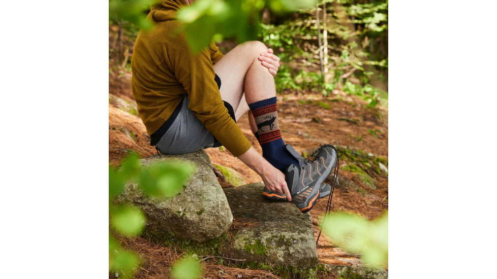 Darn Tough VanGrizzle Boot Midweight Sock with Cushion - Mens, Eclipse, Extra Large, 1980-ECLIPSE-XL-DARN