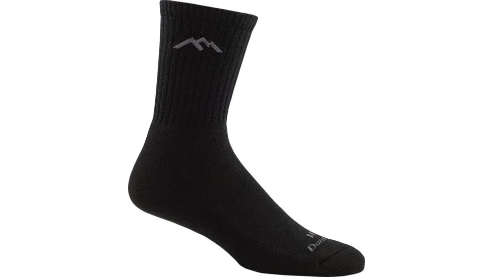 Darn Tough Merino Wool Micro Crew Cushion  Boot Sock, Black, Extra Small 14066-BK-XS