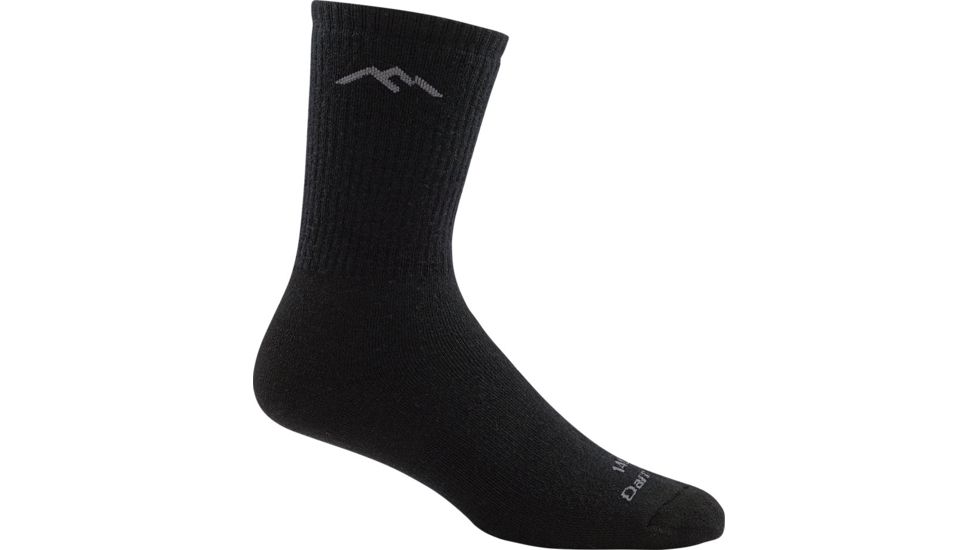 Darn Tough Merino Wool Mid-Calf Extra Cushion, Extreme Boot Sock, Black, Extra Small 14033-BK-XS