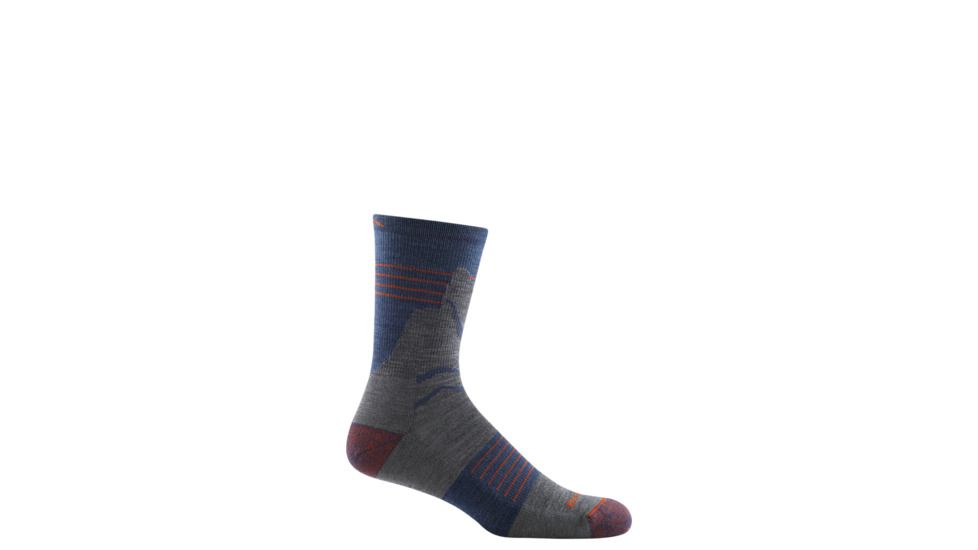Darn Tough Pinnacle Micro Crew Lightweight with Cushion Socks - Men's, Denim, Large 1975-DENIM-L-DARN