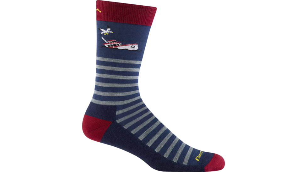 Darn Tough Wild Life Crew Lightweight with Cushion Shoes - Mens, Storm, X-Large, 6096-STORM-XL-DARN