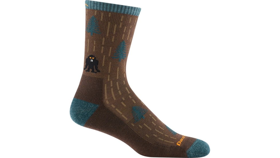 Darn Tough Yarn Goblin Micro Crew Lightweight with Cushion Socks - Mens, Earth, Medium, 5015-EARTH-M-DARN