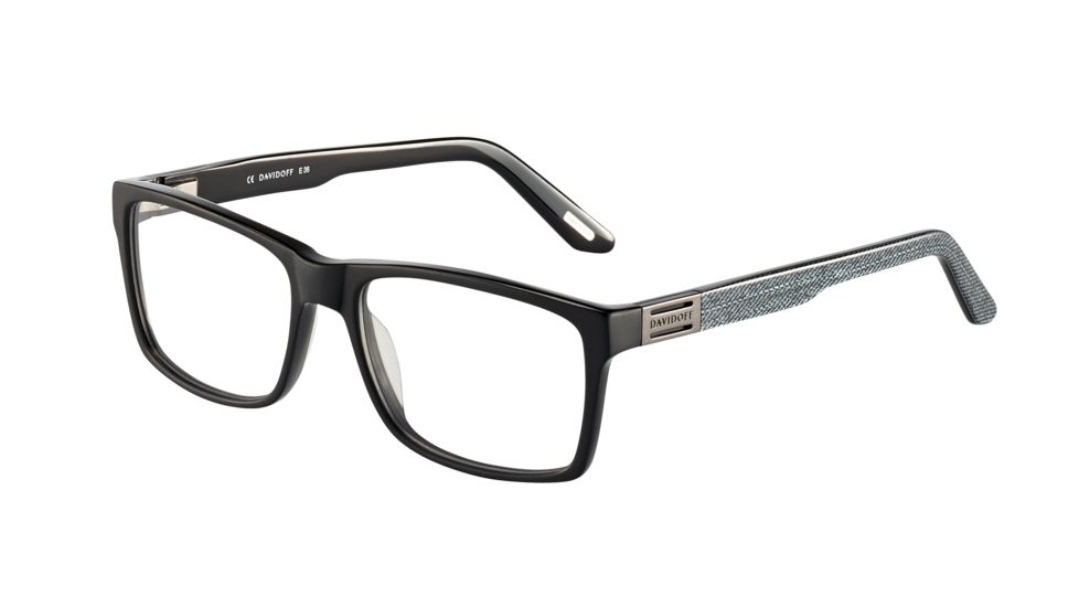 Davidoff Prescription Eyeglasses 91038 Progressive Black Frame