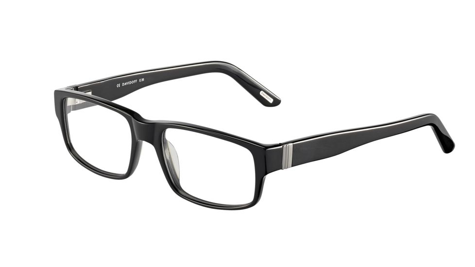 Davidoff Prescription Eyeglasses 91039 Single Vision Black Frame