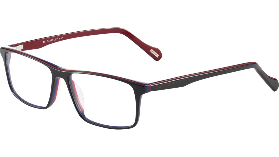 Davidoff 91055 Prescription Eyeglasses, Black Frame, 91055-6965