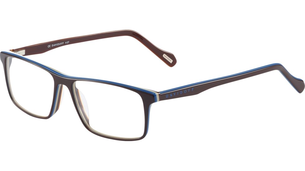Davidoff 91055 Prescription Eyeglasses, Dark Brown Frame, 91055-6966