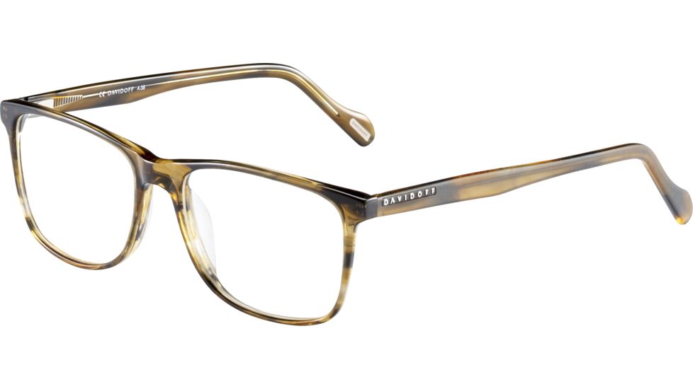 Davidoff 91059 Single Vision Prescription Eyeglasses, D Brown Frame, 91059-4278SV