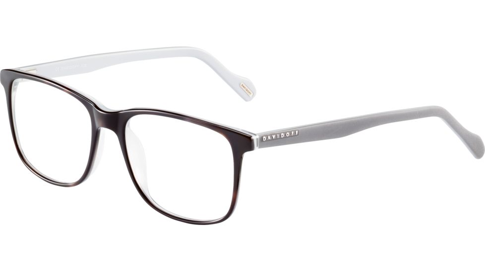 Davidoff 91060 Prescription Eyeglasses, Brown Havana Grey Frame, 91060-4279