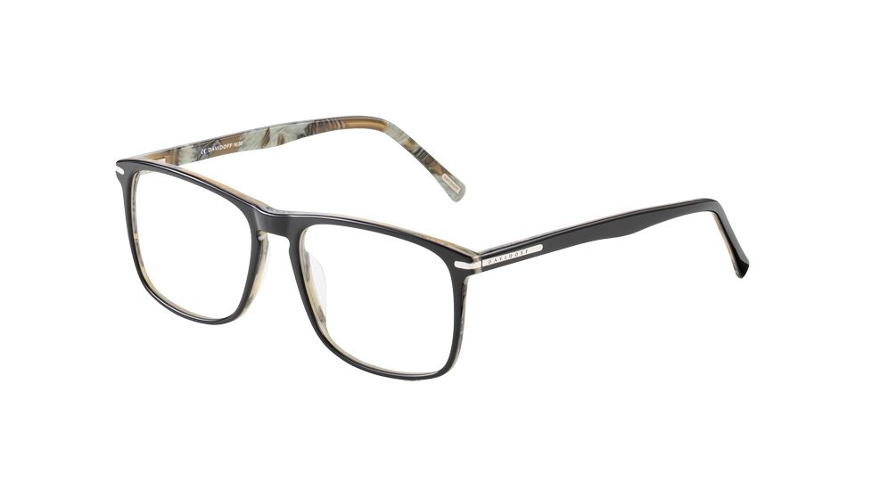 Davidoff 91071 Eyeglass Frame,Rhodium Frame, 91071-4542