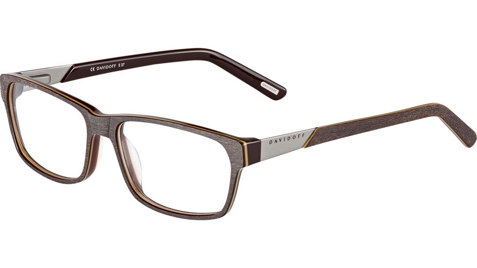 Davidoff 92024 Prescription Eyeglasses, Mocha Brown Beige Frame, 92024-4095