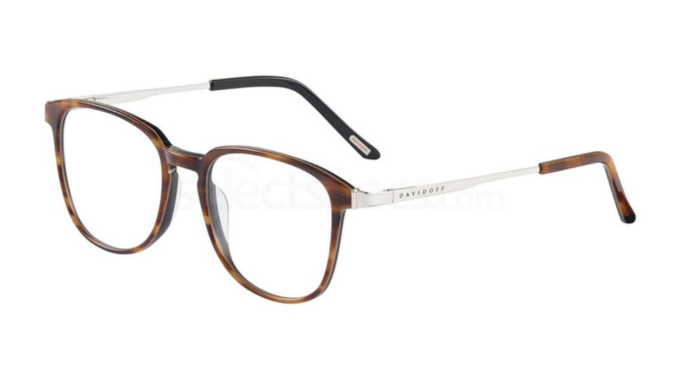 Davidoff 92029 Eyeglass Frame,Brown Horn Structure Frame, 92029-6056