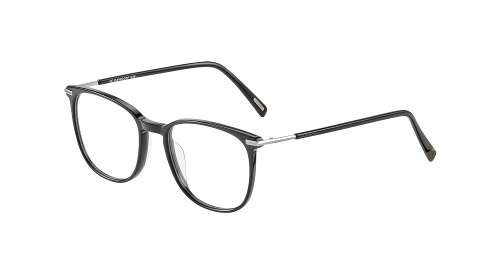 Davidoff 92037 Eyeglass Frame,Black Frame, 92037-8840