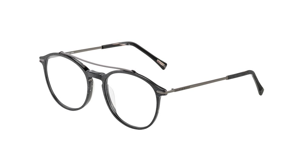 Davidoff 92040 Bifocal Prescription Eyeglasses, Grey Wood Structure Frame, 92040-6472BI