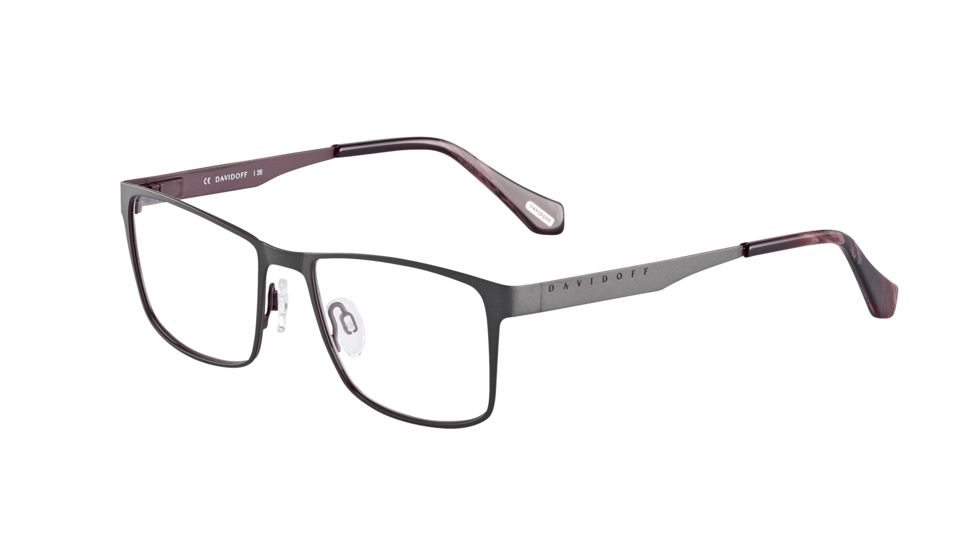 Davidoff 93050 Eyeglasses, Dark Grey Frame-93050-646