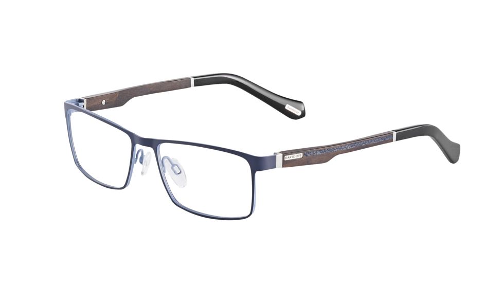 Davidoff Prescription Eyeglasses 93053 Single Vision Gery Blue Frame
