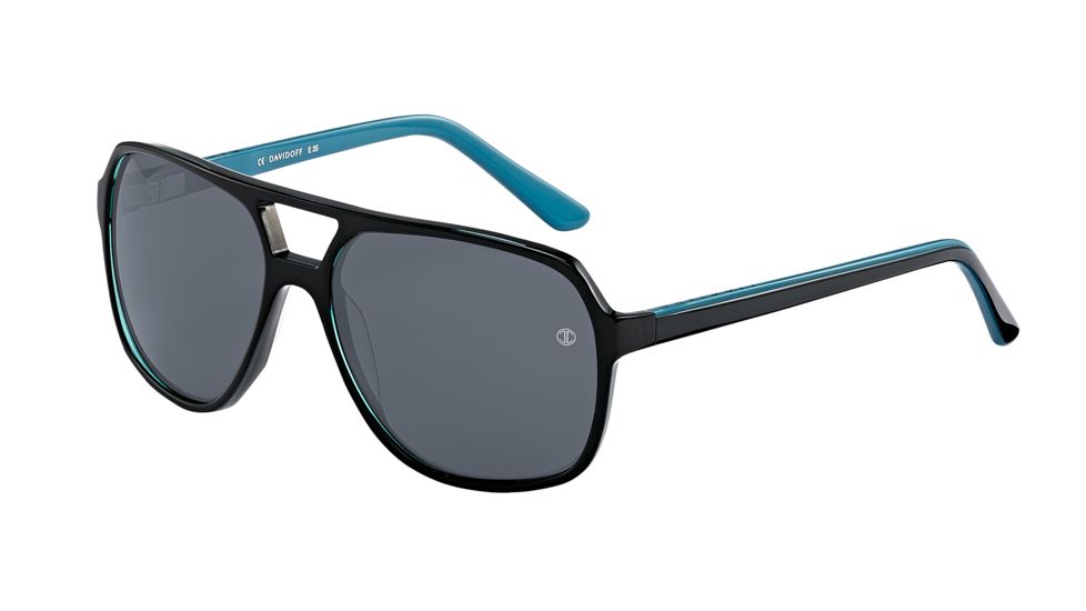 Davidoff Prescription Sunglasses 97122 Single Vision Black Frame