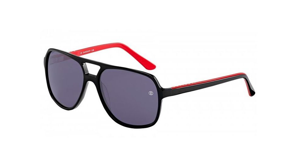 Davidoff Prescription Sunglasses 97122 Single Vision Black Frame