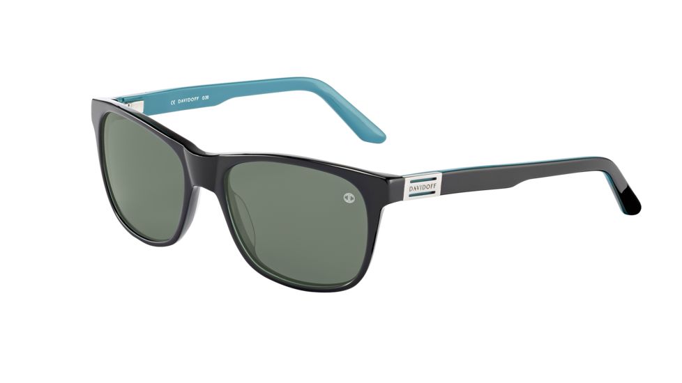 Davidoff 97129 Sunglasses, Black Frame, Polarized Grey Lens-97129-6494