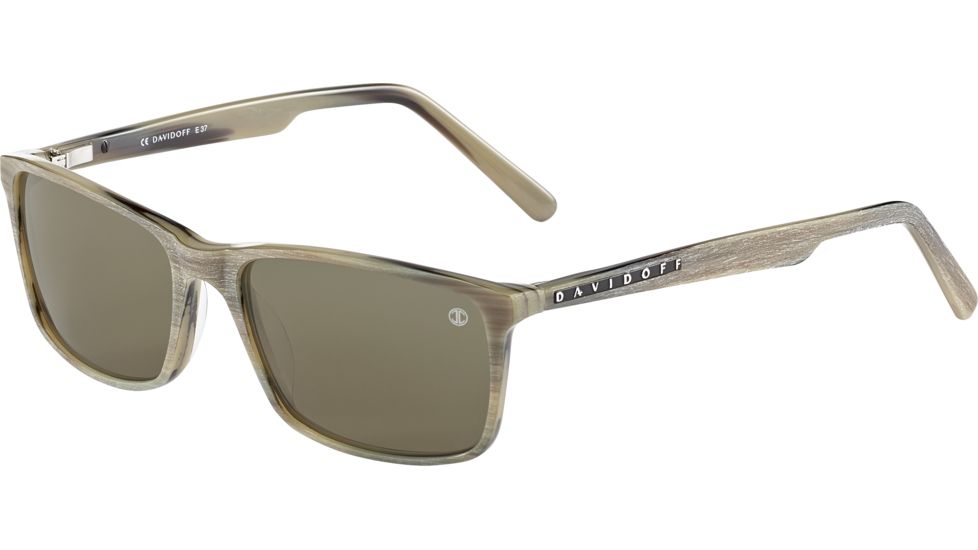 Davidoff 97134 Sunglasses, Anthracite Beige Frame, Olive Green Lens, 97134-6875