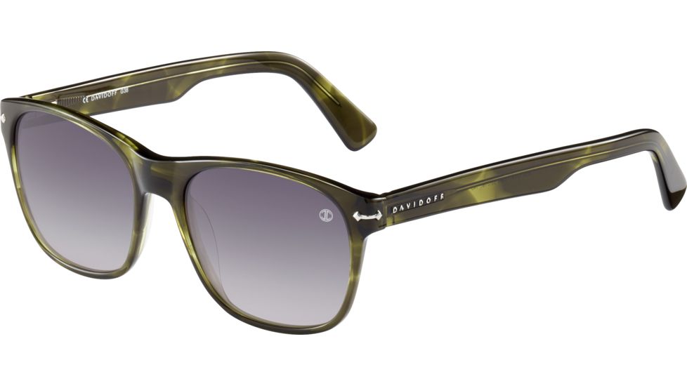 Davidoff 97141 Sunglasses, Green Frame, Grey Gradient Lens, 97141-4369