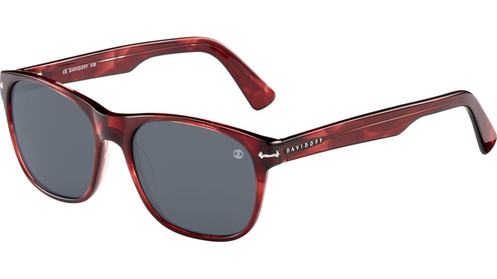 Davidoff 97141 Sunglasses, Red Frame, Grey Green Polarized Lens, Polarized, 97141-4368