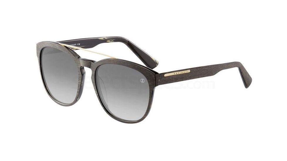 Davidoff 97142 Sunglasses, Brown Frame, Grey Gradient Lens, 97142-6471