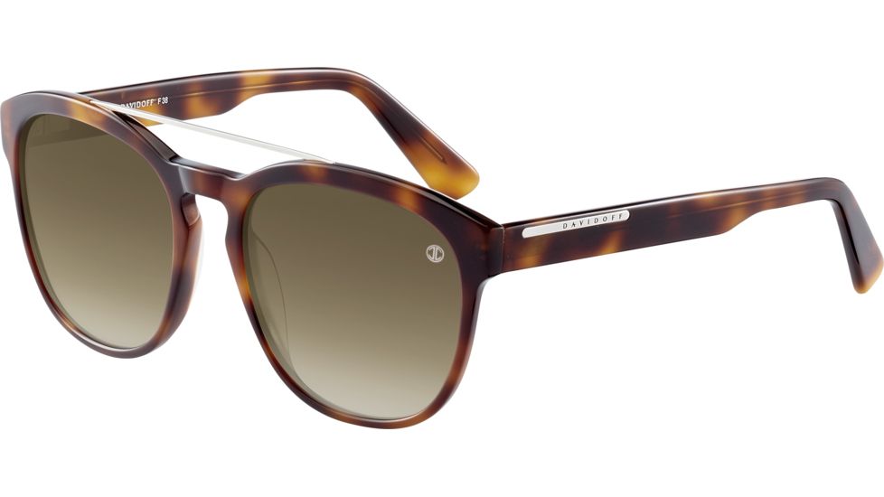 Davidoff 97142 Sunglasses, Brown Havana Frame, Brown Gradient Lens, 97142-6311