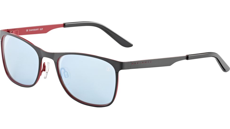 Davidoff 97348 Sunglasses, Red Frame, Brown Ice Blue Mirror Lens, 97348-671