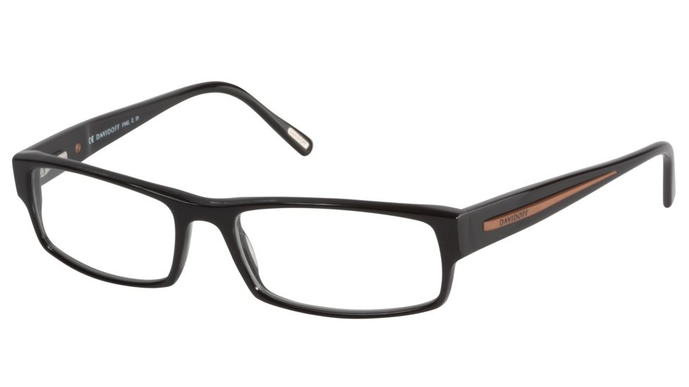 Davidoff No. 91012 Eyeglasses - Black Frame and Clear Lens 91012-8840