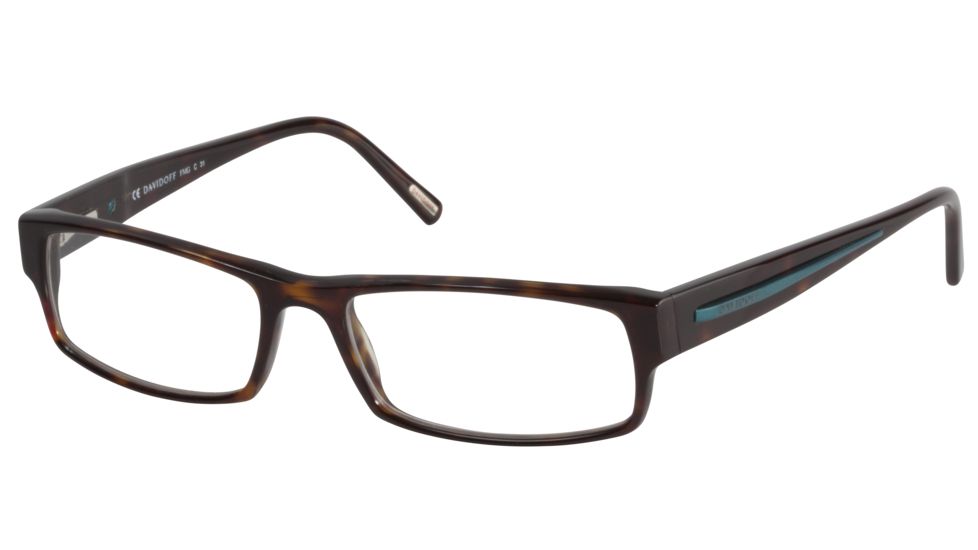 Davidoff No. 91012 Eyeglasses - Brown Frame and Clear Lens 91012-6091