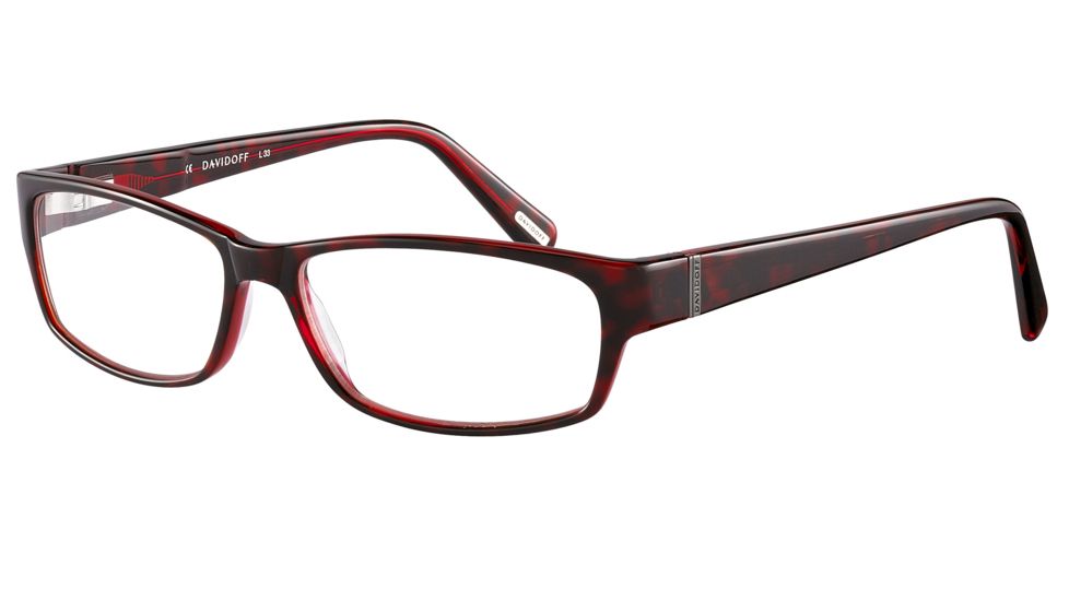 Davidoff 91024 Single Vision Prescription Eyeglasses - Brown Frame and Clear Lens 91024-6270SV