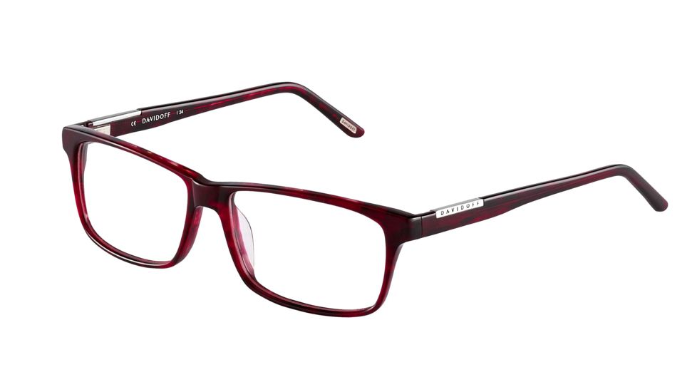 Davidoff No. 91028 Eyeglasses - Red Frame and Clear Lens 91028-6327