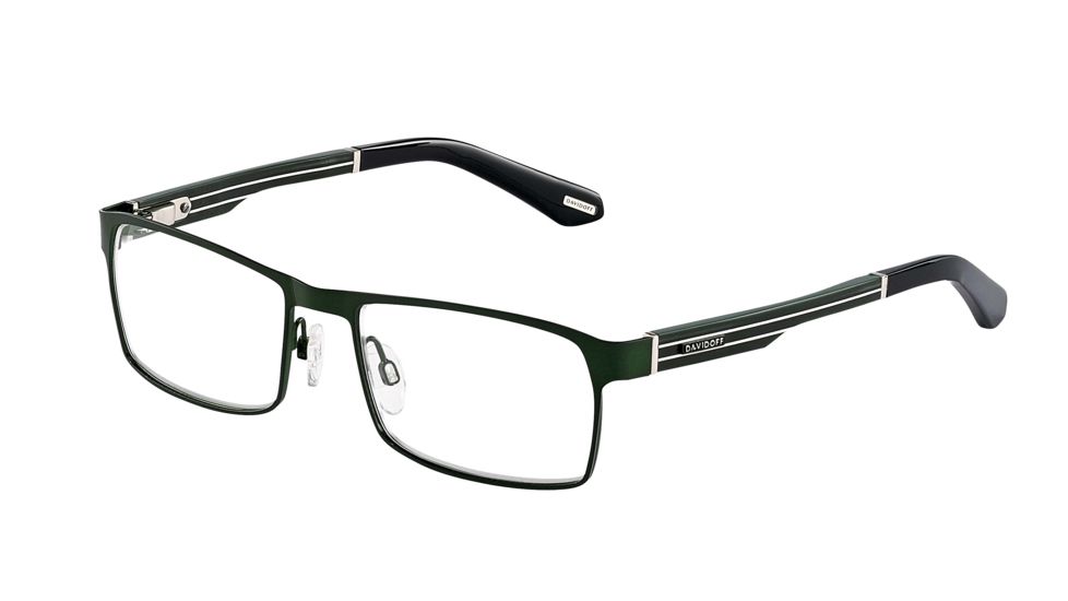 Davidoff 93041 Bifocal Prescription Eyeglasses - Green Frame and Clear Lens 93041-410BI