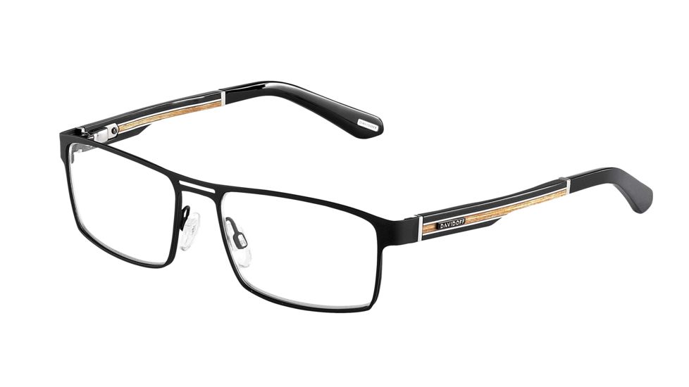 Davidoff No. 93042 Eyeglasses - Black Frame and Clear Lens 93042-611